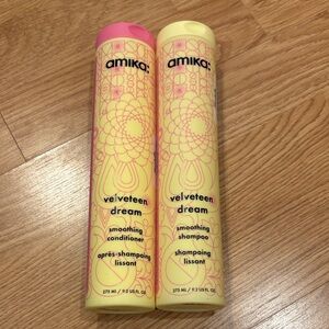 Amika Velveteen Dream Hair Care Set - Pink and Yellow